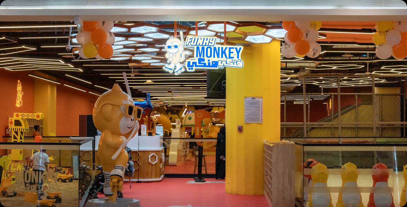 Hero Section for Funky Monkey
